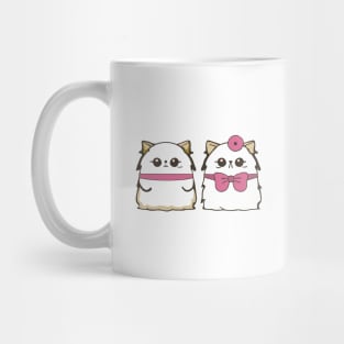 Cute cat couple valentine Mug